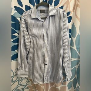 PRICE DROP! Gently used Men’s size 16R long sleeve button down Thomas Dean shirt
